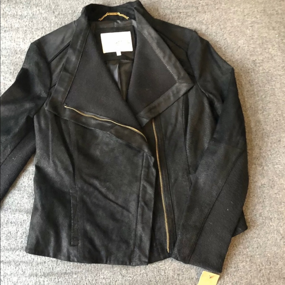 SOLD @ebay! Rachel Rachel Roy Black Leather Jacket